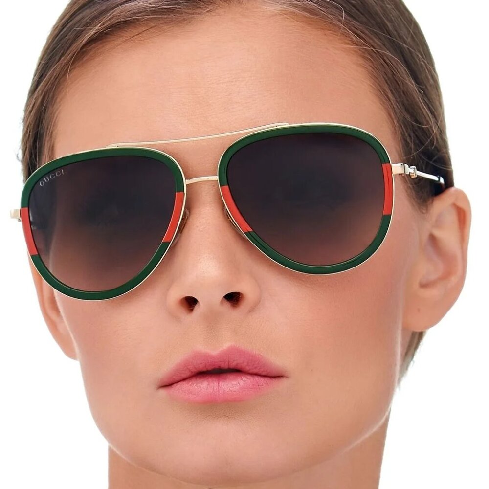 ✅ Gucci GG0062S Sunglasses Complete Set NEW (Case, Cloth, Authenticity) ⭐NEW - Picture 11 of 17